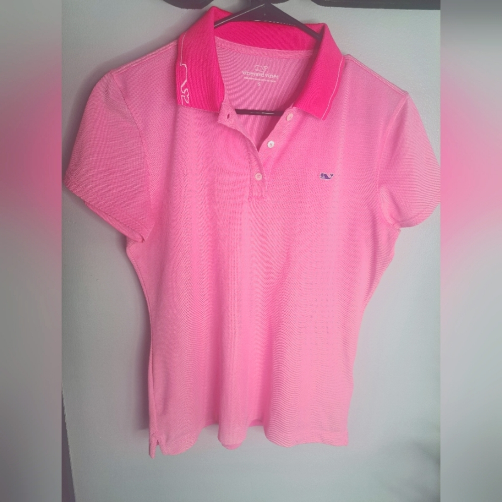 Vineyard Vines Polo Shirt | Pink |Size Small NWOT
